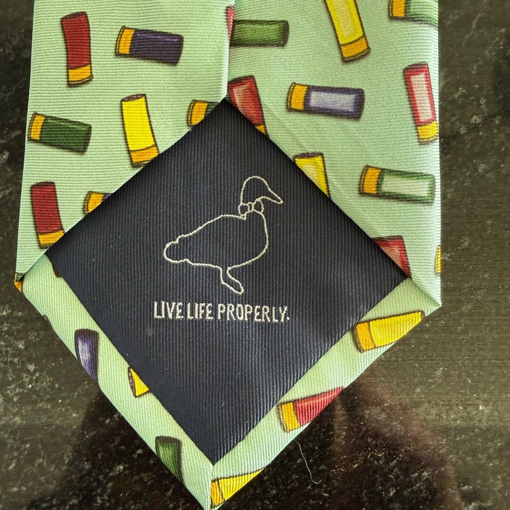 Colorful Patterned Tie - Picture 4 of 4